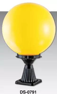 簡約風PP球戶外柱頭燈